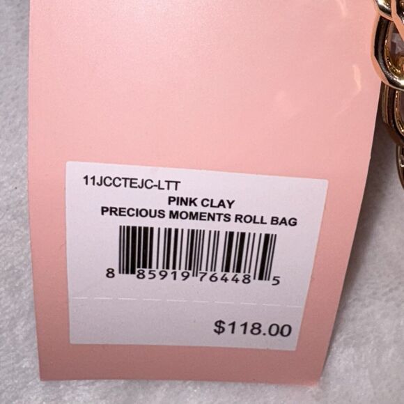 Juicy Couture Pink Clay Precious Moments Roll Bag Bow Mini Crossbody NWT - Picture 11 of 11